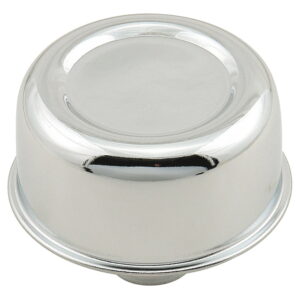 Mr Gasket 2056 Chrome Valve Cover Breather - Push-On Style - Medallion Ready