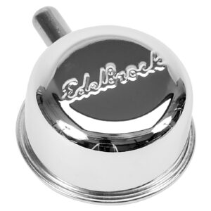 Edelbrock 4410 Chrome Signature Series Valve Cover Push-In Breather With 90 Degree Nipple