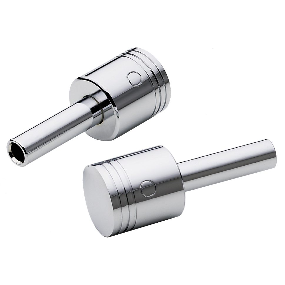 Mr Gasket 6885G Chrome Piston Style Door Lock Knobs
