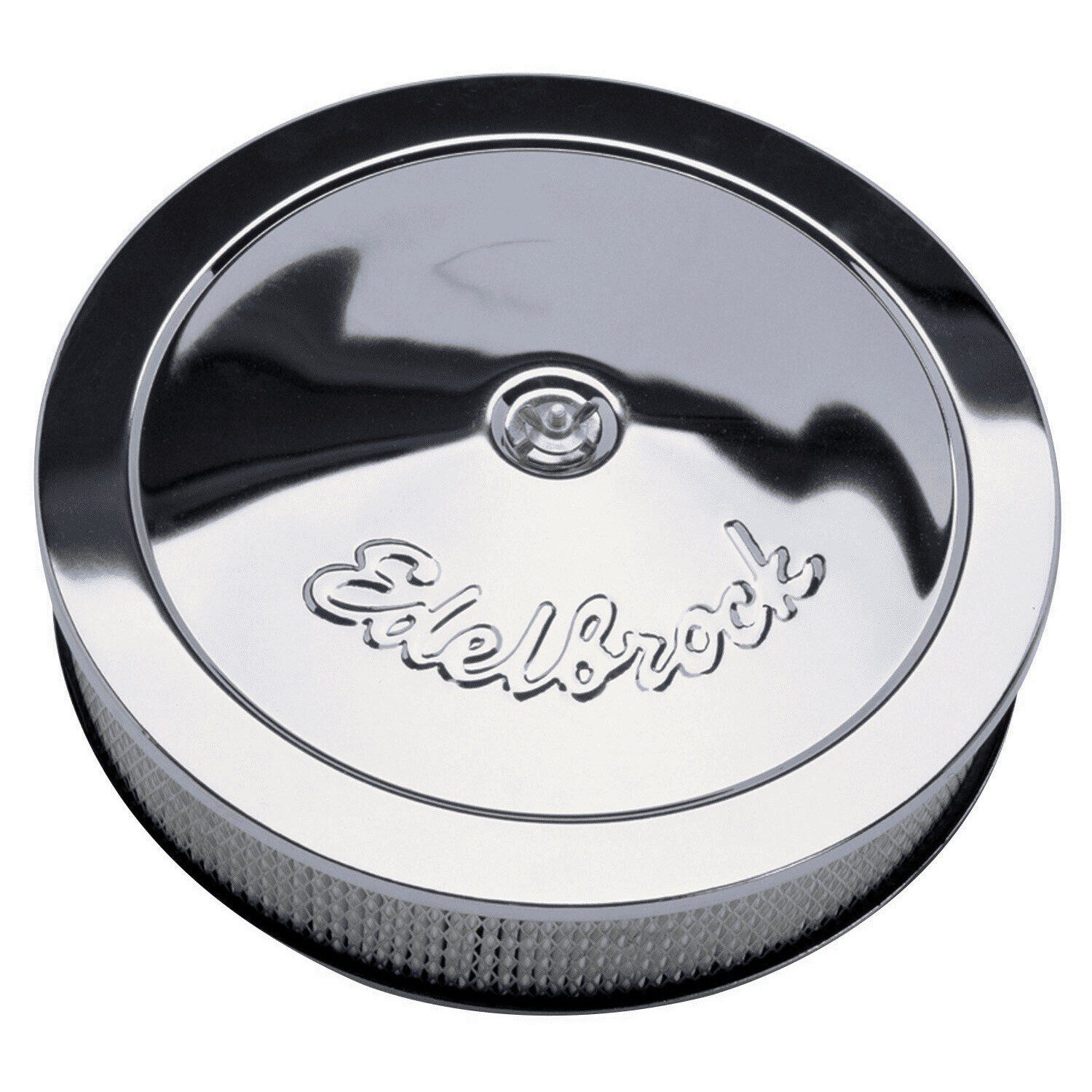 Edelbrock 1207 Pro-Flo Chrome 14'' Round Air Cleaner / Filter