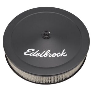 Edelbrock 1223 Pro-Flo Black 14'' Round Air Cleaner / Filter