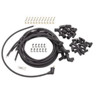 Edelbrock 22701 Max-Fire® Universal Ignition Spark Plug Wire Kit - 90° Boot
