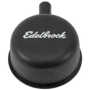 Edelbrock 4413 Pro-Flo Black Valve Cover Breather With 90 Degree Nipple