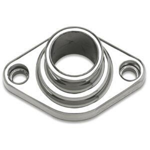 Edelbrock 4816 Polished Aluminum Straight Water Neck For Chevrolet V8 & 4.3L V6