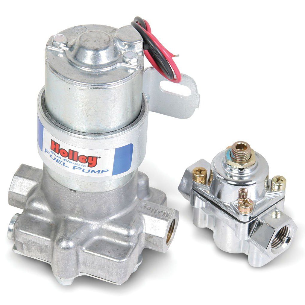 Holley 12-802-1 'Blue' Electric Fuel Pump With Regulator 110 GPH