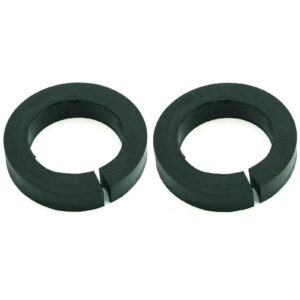 Mr Gasket 1285 Rubber Coil Spring Spacers - Single "U" Groove - 1" Lift - Pair