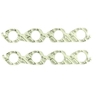 Mr Gasket 152A Performance Exhaust / Header Gaskets - Fits 1965-1990 BB Chevrolet 396-454 With Round Ports 2.15 Inch