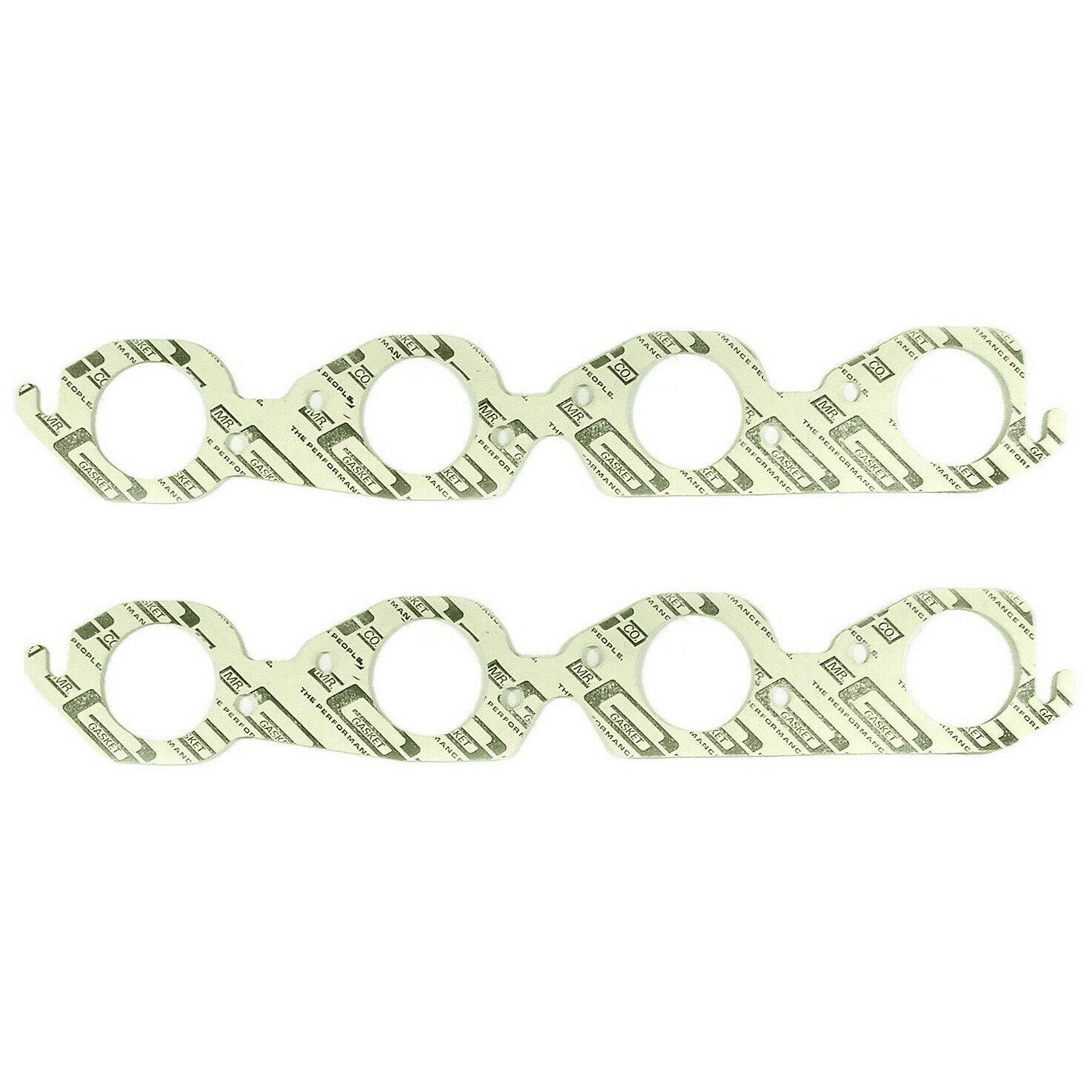 Mr Gasket 152A Performance Exhaust / Header Gaskets - Fits 1965-1990 BB Chevrolet 396-454 With Round Ports 2.15 Inch