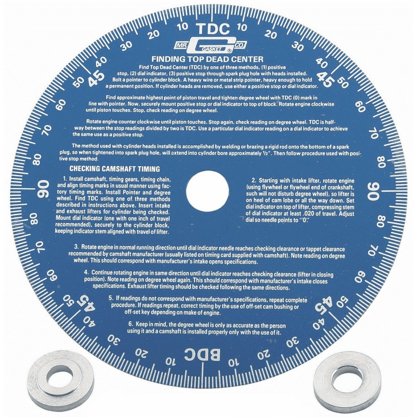 Mr Gasket 1570 Universal Cam Degree Wheel