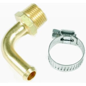 Mr Gasket 2966 Fuel Line Fitting - 90 Degree Angle For 3/8" I.D. Hose