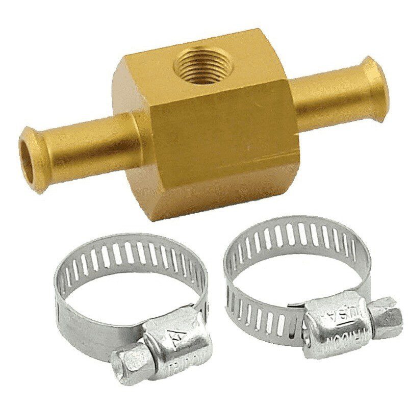 Mr Gasket 2975 Fuel Pressure Gauge Adapter With Hose Clamps