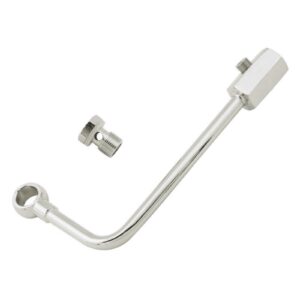 Mr Gasket 29883 Chrome Fuel Line Kit - Fits Edelbrock & Carter Carbs