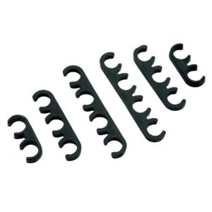 Mr Gasket 3677 Black Ignition Wire Separators 8mm