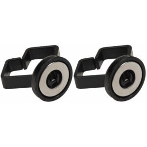 Mr Gasket 3726G Black Magnetic 3/4" Cable Holder - Pack Of 2