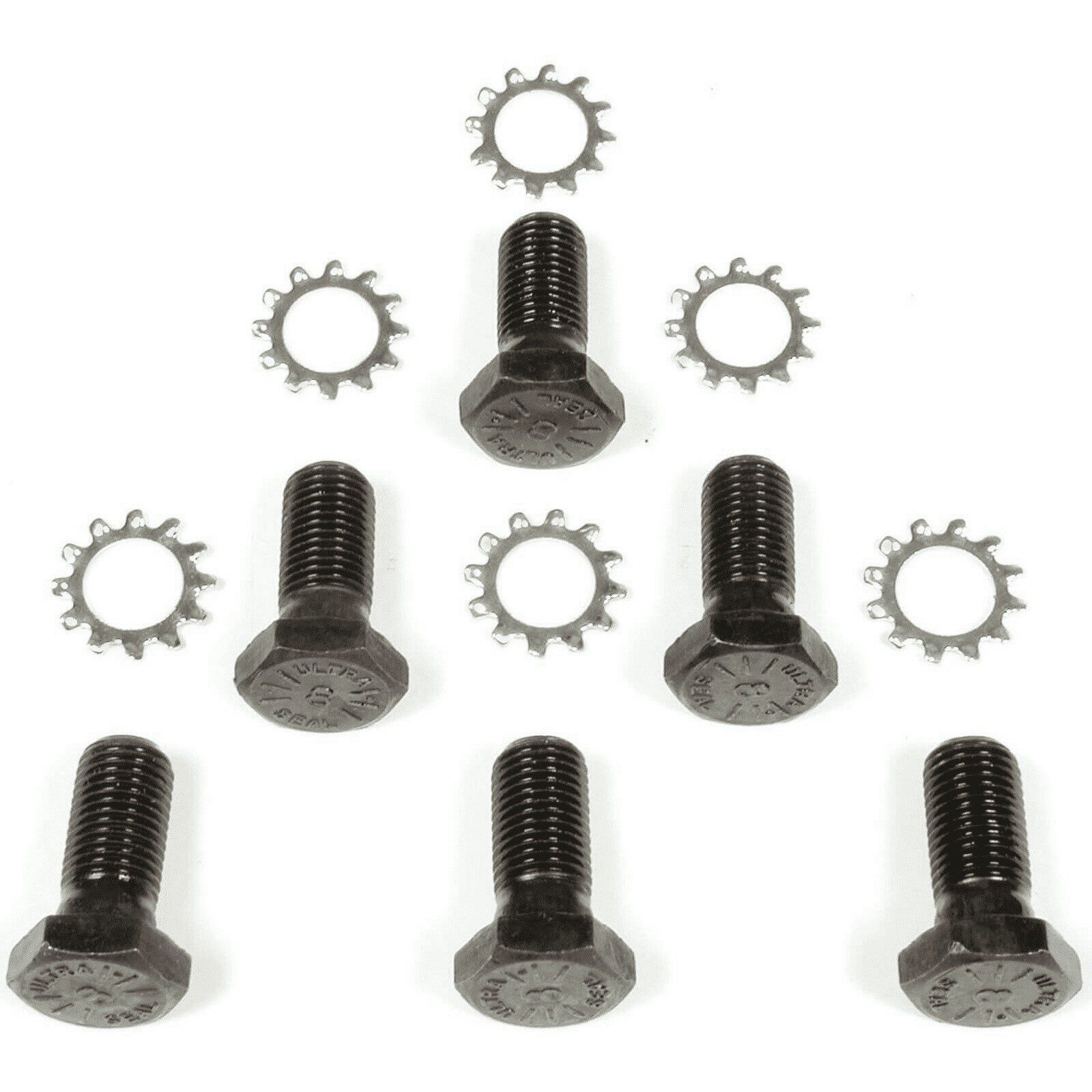 Mr Gasket 912 Flywheel Bolts Chevrolet & Ford 7/16" -20 X 31/32" Pack Of 6