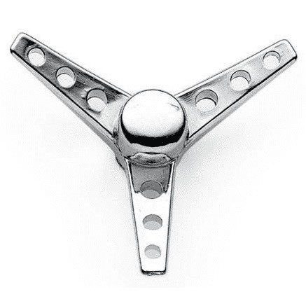 Mr Gasket 9868 Chrome Air Cleaner / Filter Tri-Bar Wing Nut