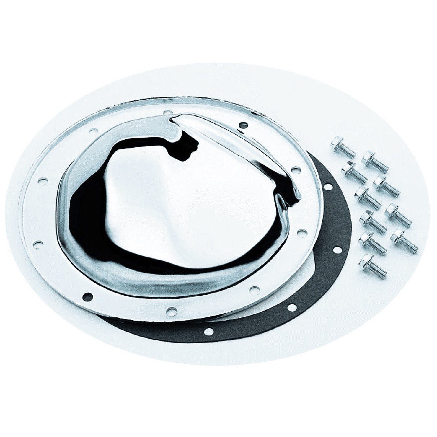 Mr Gasket 9896 Chrome Rear End Cover GM 10 Bolt 1977-86 with 7.5" Ring Gear