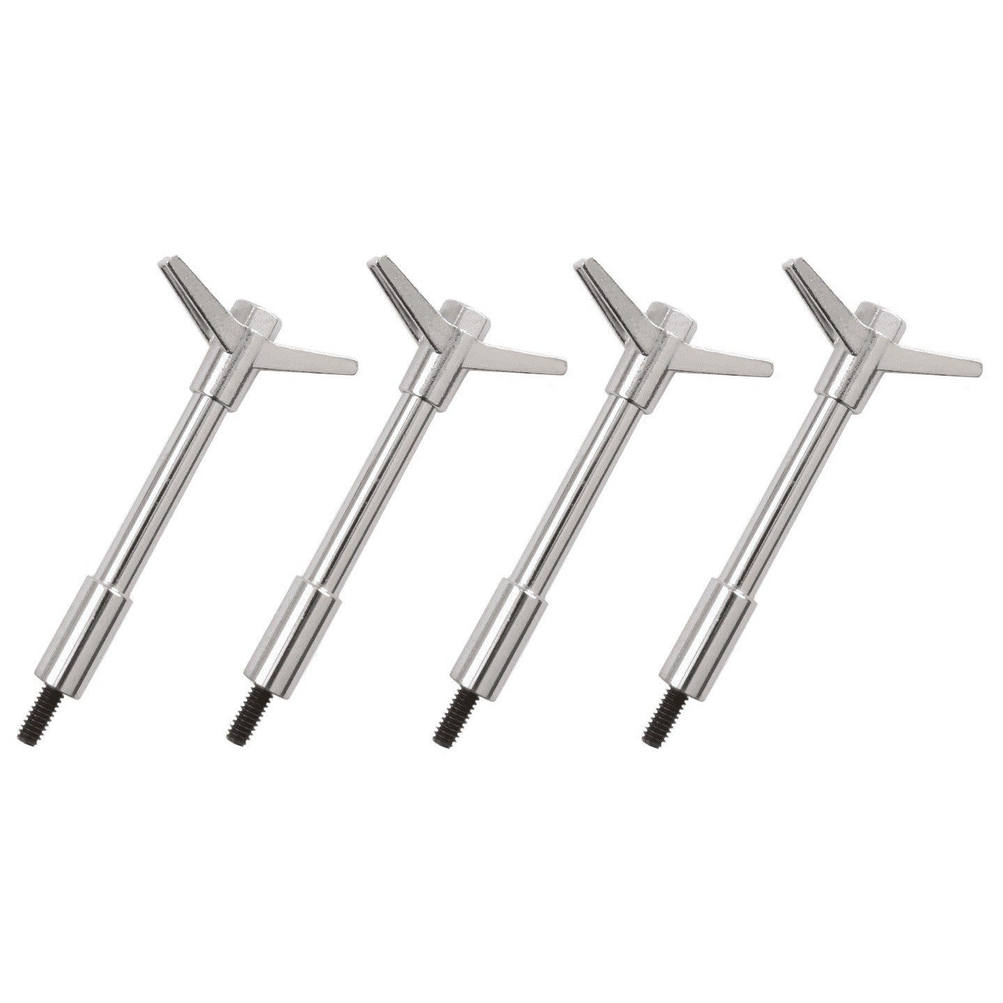 Chrome Deluxe Style Y Wing Bolts For Valve Covers - 4" Long 1/4"-20 x 1-3/8"