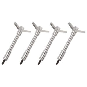 Chrome Deluxe Style Y Wing Bolts For Valve Covers - 4" Long 5/16"-18 x 1-3/8"