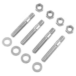 2" (Overall Length) Carb Studs - 5/16" Thread - Pack of 4 - Edelbrock Holley