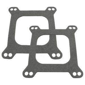 Carb Base Gasket - 2 Pack - 4 bbl Square Flange - Open Centre - Holley Edelbrock