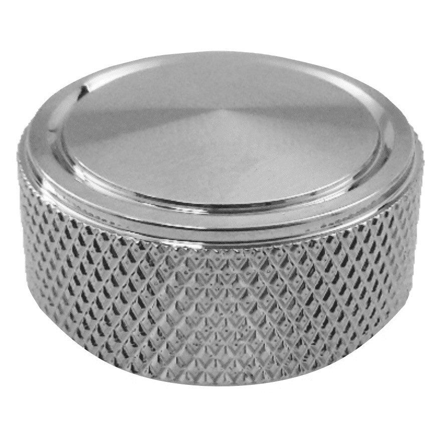 Chrome Knurled Air Cleaner / Air Filter Nut - 1/4"-20