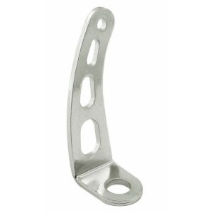 Chrome Throttle Return Spring Bracket - Universal