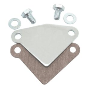 Chrome EGR Block Off Plate - SB Small Block Chevy 283-400