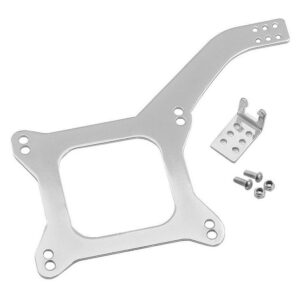 Chrome Carb Linkage Plate - Holley / Edelbrock / AFB - 4 bbl. Square Bore