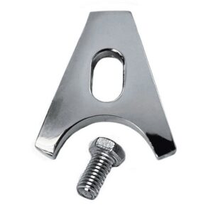 Chrome Distributor Clamp With Bolt - SB Small Block BB Big Block Chevy 1955-2006