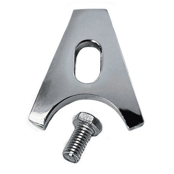 Chrome Distributor Clamp With Bolt - SB Small Block BB Big Block Chevy 1955-2006