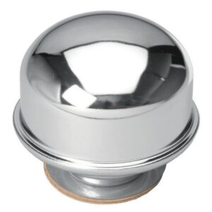 Chrome Oil Filler Breather Cap - Twist In / Twist On Style