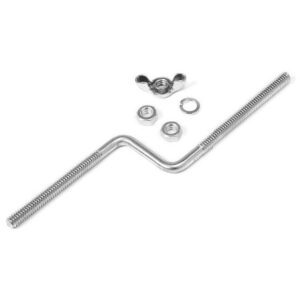 6" Offset Air Cleaner Stud With Wing Nut 1/4"-20