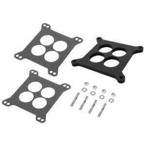 1/2" Phenolic Thermal Insulating Carb Spacer Kit - 4 Hole - Holley Edelbrock