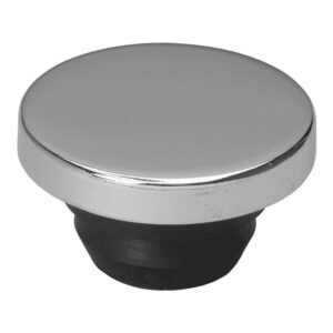 Chrome Push In Oil Filler Cap / Plug - GM Chevy - Valve Covers With 1.25" Holes