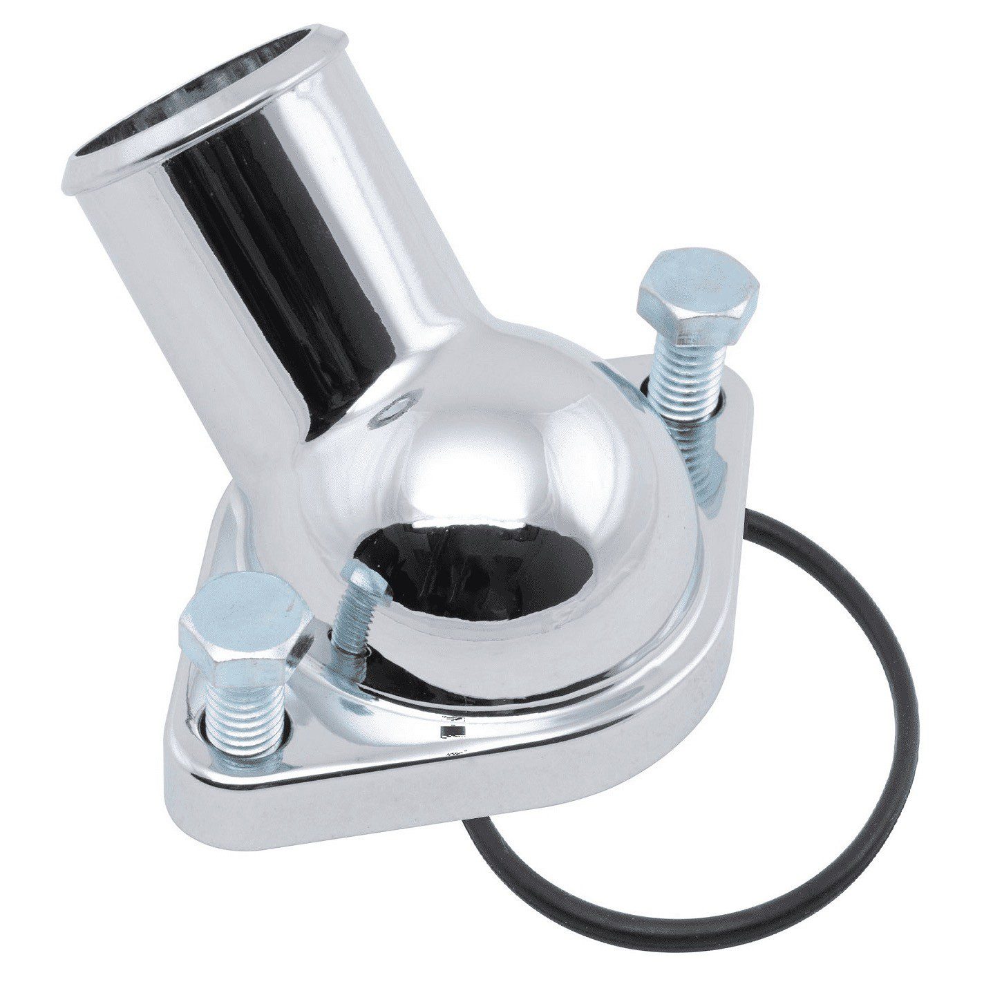 Chrome O-Ring Style Water Neck / Thermostat Housing - Early SB Chevy V8 1955-65