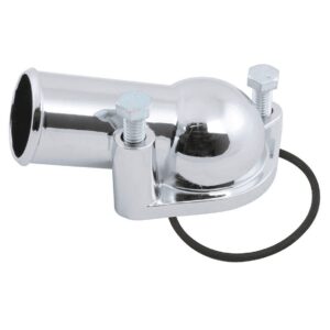 Chrome O-Ring Style Water Neck / Thermostat Housing Chevy V8 1969 & Up