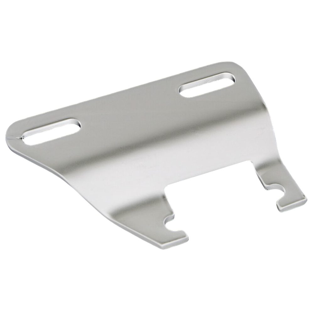 Chrome Header Mount Alternator Bracket - SB Chevy With Short Water Pump