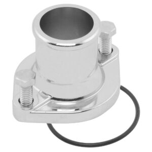 Chrome O-Ring Style Straight Up Water Neck / Thermostat Housing - Ford 351C Cleveland