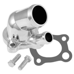 Chrome Gasket Style Water Neck / Thermostat Housing - Oldsmobile 330 350 425 455