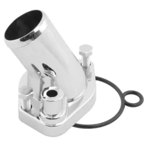 Chrome O-Ring Style Water Neck / Thermostat Housing - SB Ford 260 289 302 351W