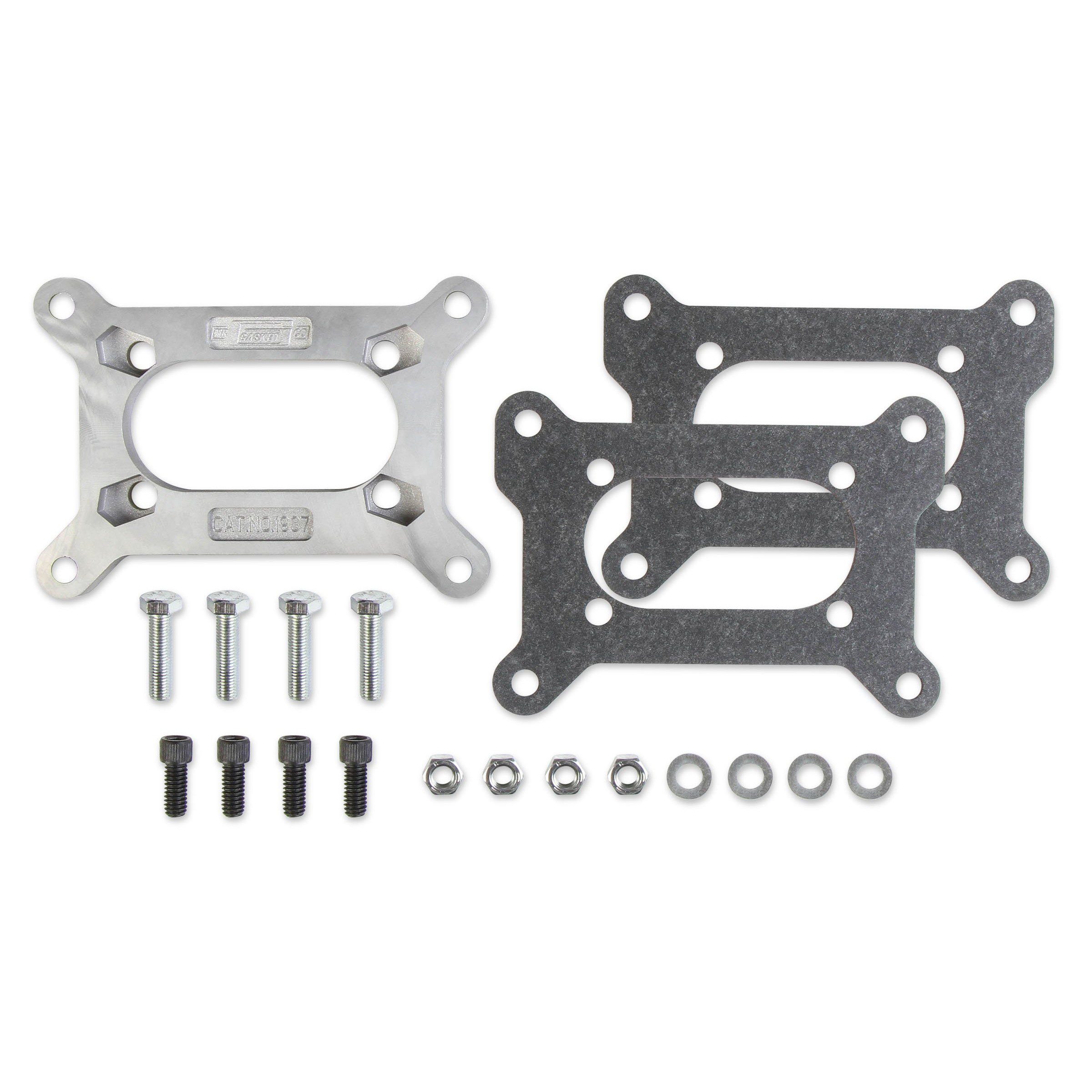 Mr Gasket 1937MRG Carb Adapter Kit - Large Holley 2-Barrel to Small Rochester 4-Bolt - 2-Barrel