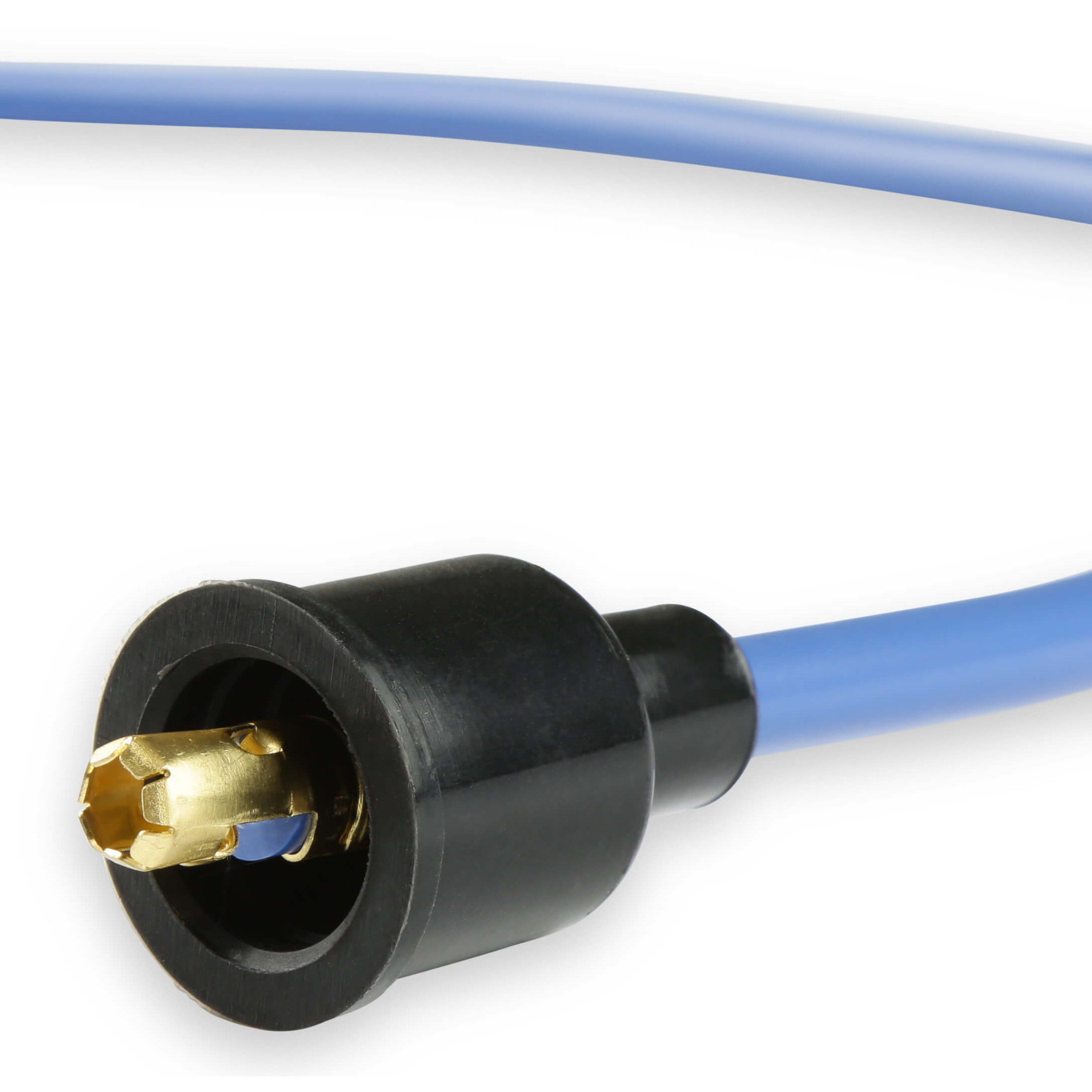 Accel 4039B Super Stock Universal 8mm Spark Plug Lead / Wire Set - Blue 90° Boots - Image 3