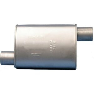 Turbo Muffler 4 1/2" x 9 3/4" Oval 3" Offset Offset