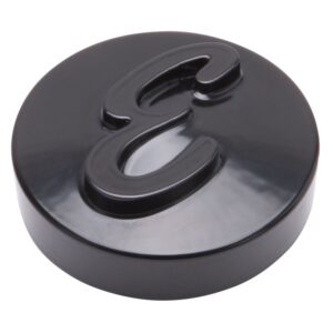 Edelbrock 4270 Black Anodized Air Cleaner Nut With Raised "E" Logo