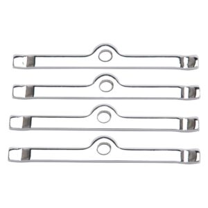 Edelbrock 4404 Chrome Valve Cover Spreader Bars - Small Block Chevy - Pack Of 4