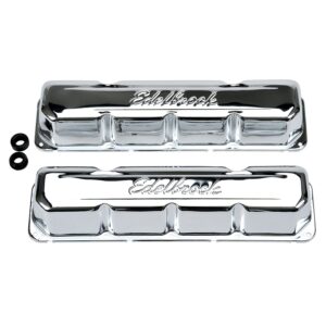 Edelbrock 4431 Chrome Valve Covers For AMC/Jeep 290, 304, 343, 360, 390 & 401 V8