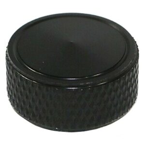 Black Knurled Air Cleaner / Air Filter Nut - 1/4"-20