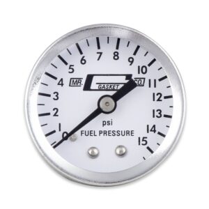 Mr Gasket 1561 Fuel Pressure Gauge - 0-15 PSI - 1-1/2 Inch Diameter