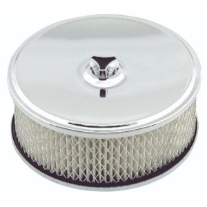 Mr Gasket 4346 - 6-1/2 Inch x 2-7/16 Inch Chrome Air Filter Assembly